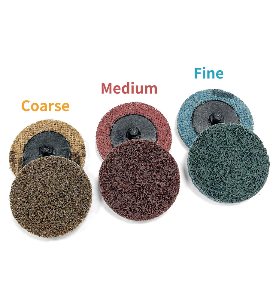2 inch Quick Change Discs 31Pcs Sanding Discs 1Pcs 1/4'' Holder, Surface Conditioning Discs, for Die Grinder Surface Prep Strip Grind Polish Finish Burr Rust Paint Removal