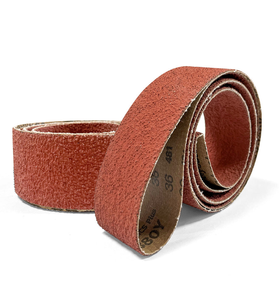 VSM Abrasives Ceramic XK880Y Sanding Belt 60 80 Grit Red-brown Y-Polyester Very robust