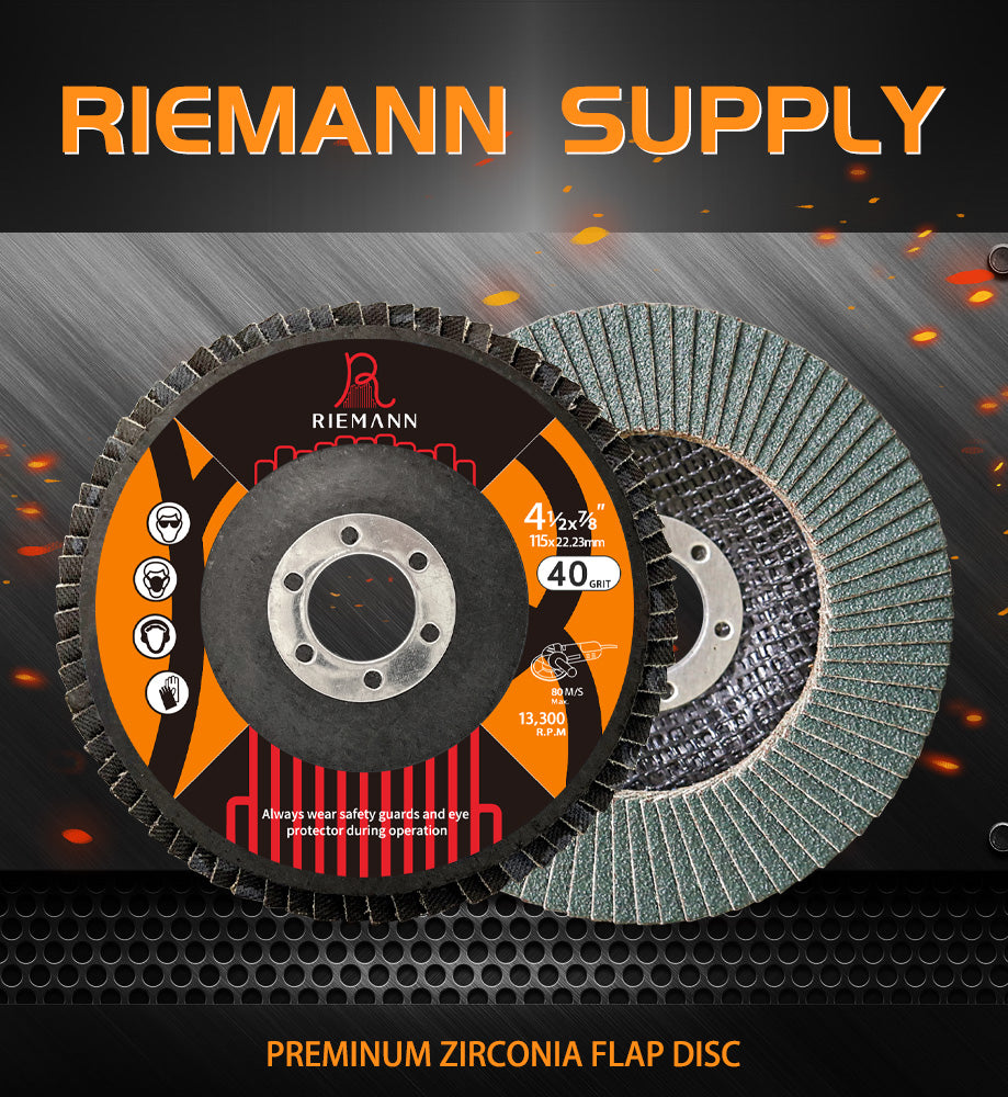 Riemann Premium Zirconia Coated Flap Disc