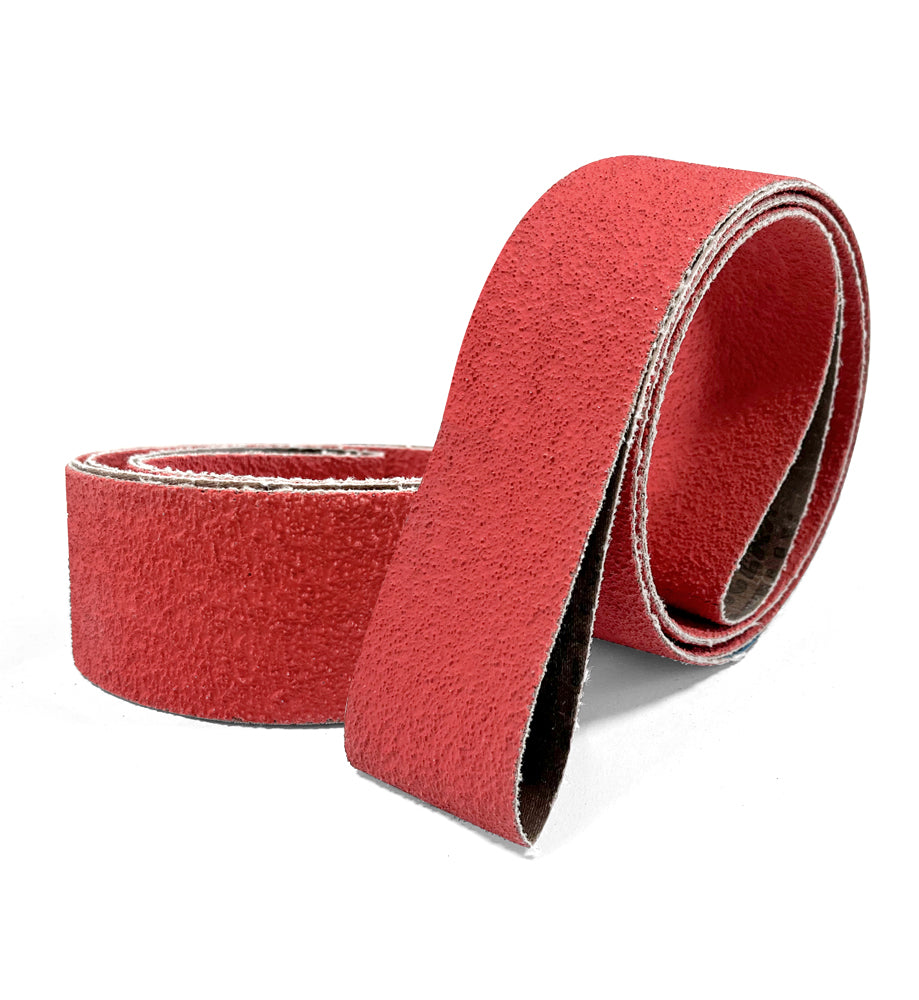 VSM Abrasives Ceramic Sanding Belt XK850X 36 40 60 80 Grit for Stainless Steel Grinding