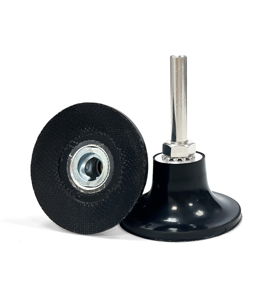 Type R Pad Holder For Quick Change Discs With 1/4'' Shank Is Compatible With Sanding, Polishing, Surface Preparation/prep, And Other Disc Consumables Which Have The Type R Style Button.