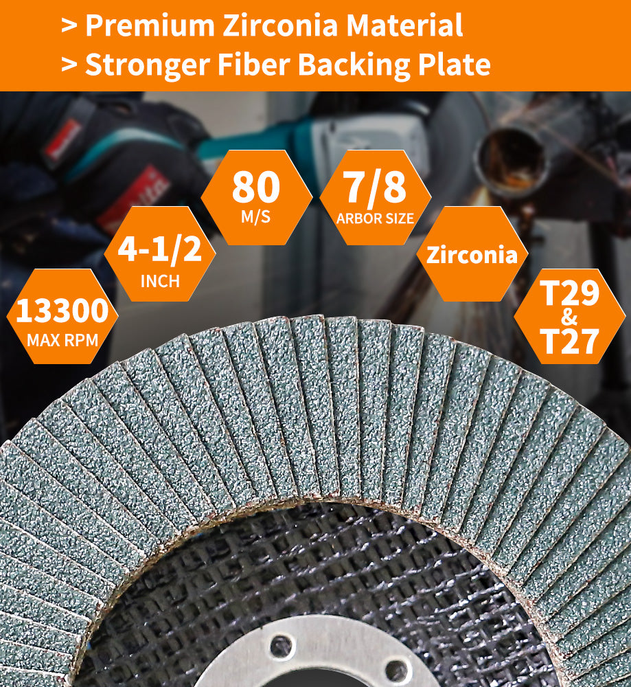 Riemann Premium Zirconia Coated Flap Disc