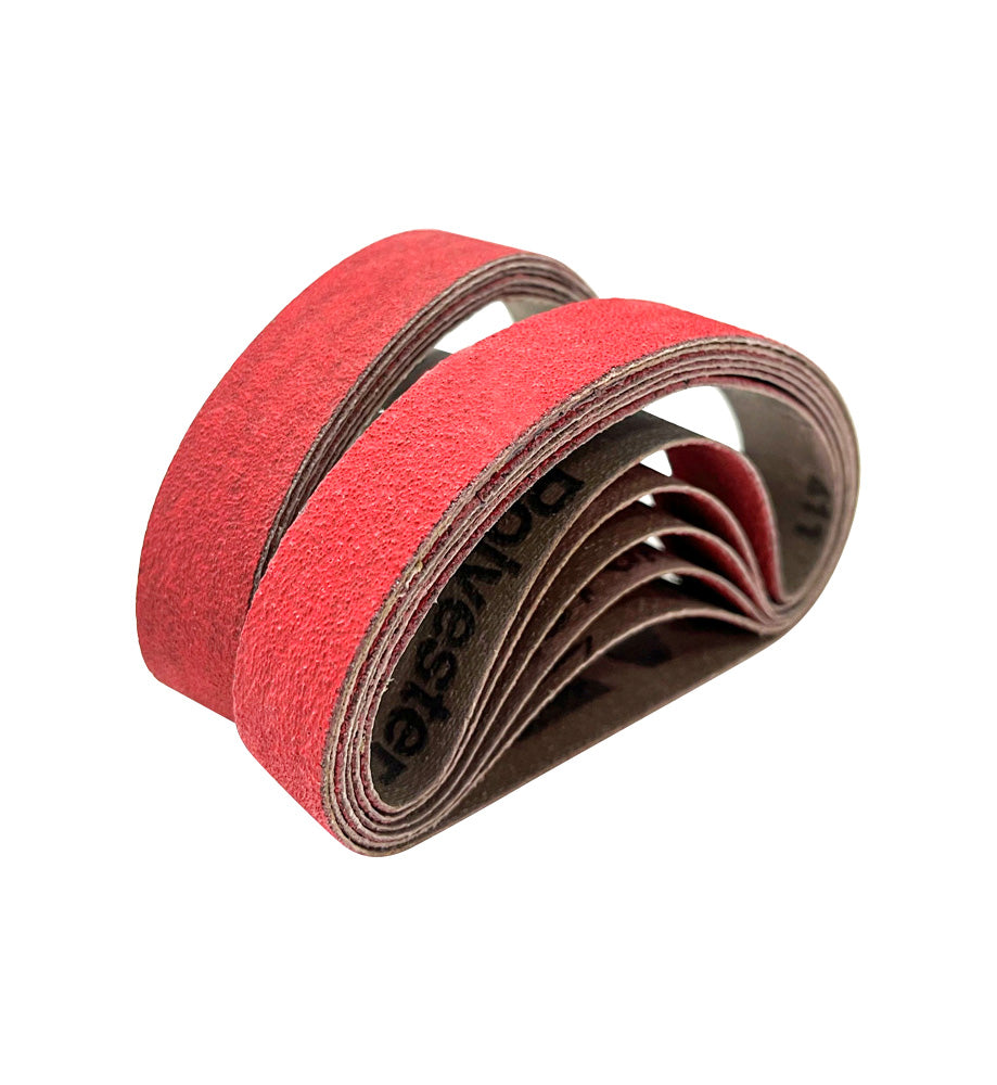 VSM Abrasives Ceramic Sanding Belt XK850X 36 40 60 80 Grit for Stainless Steel Grinding