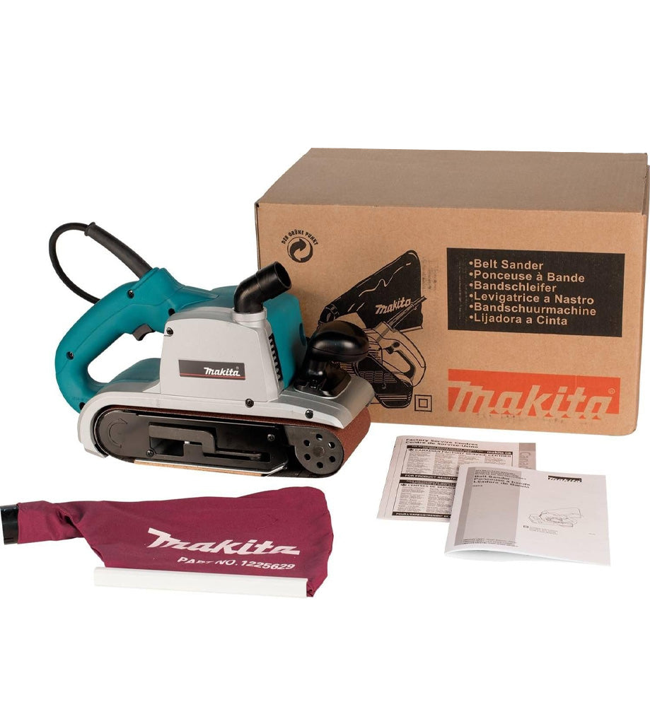 Makita M9403B 4" x 24" Belt Sander, with Variable Speed , Blue