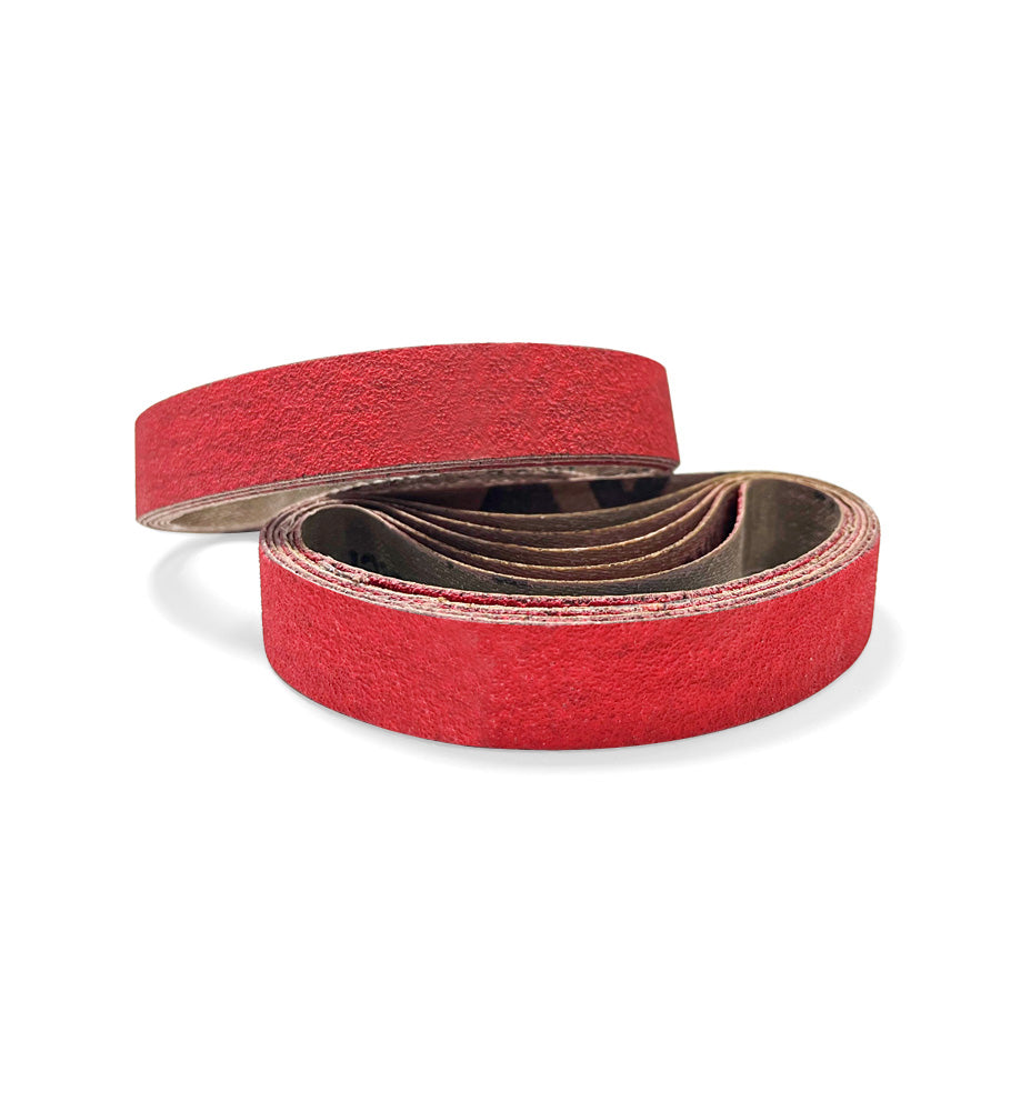 VSM Abrasives Ceramic Sanding Belt XK850X 36 40 60 80 Grit for Stainless Steel Grinding