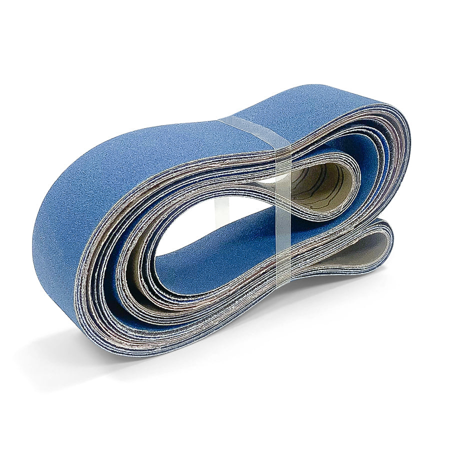 2" x 72" Sanding Belt Set – 6pcs Grit 40 to 400 for Knife Sharpening, Woodworking & Metal Polishing
